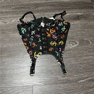 Money sign crop shirt